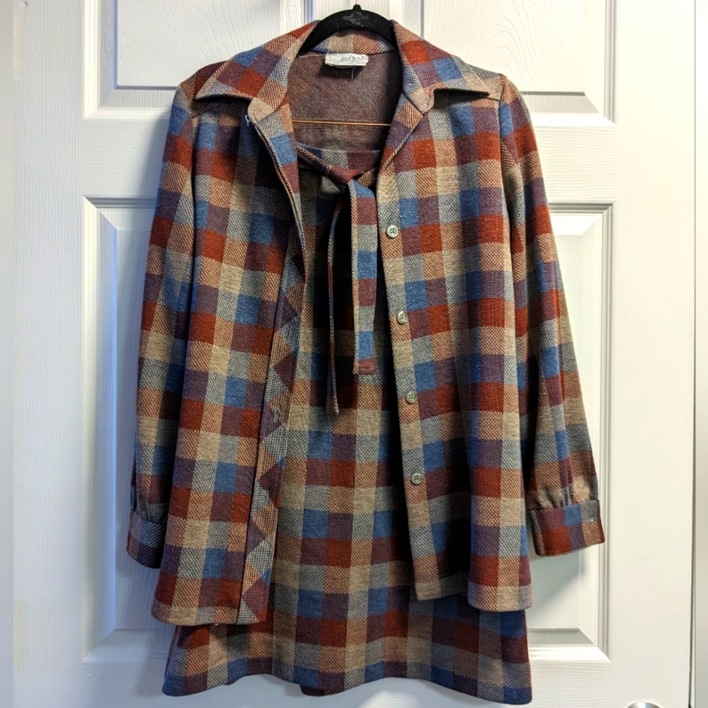 Vintage Shirt and Skirt Set